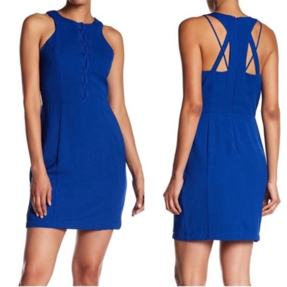 ADELYN RAE • Anthropologie Halter Dress • M